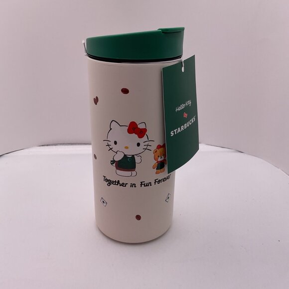 Hello Kitty Starbucks Double-Wall Tumbler & Stainless Steel Bottle Set 12 Fl Oz - Picture 4 of 5